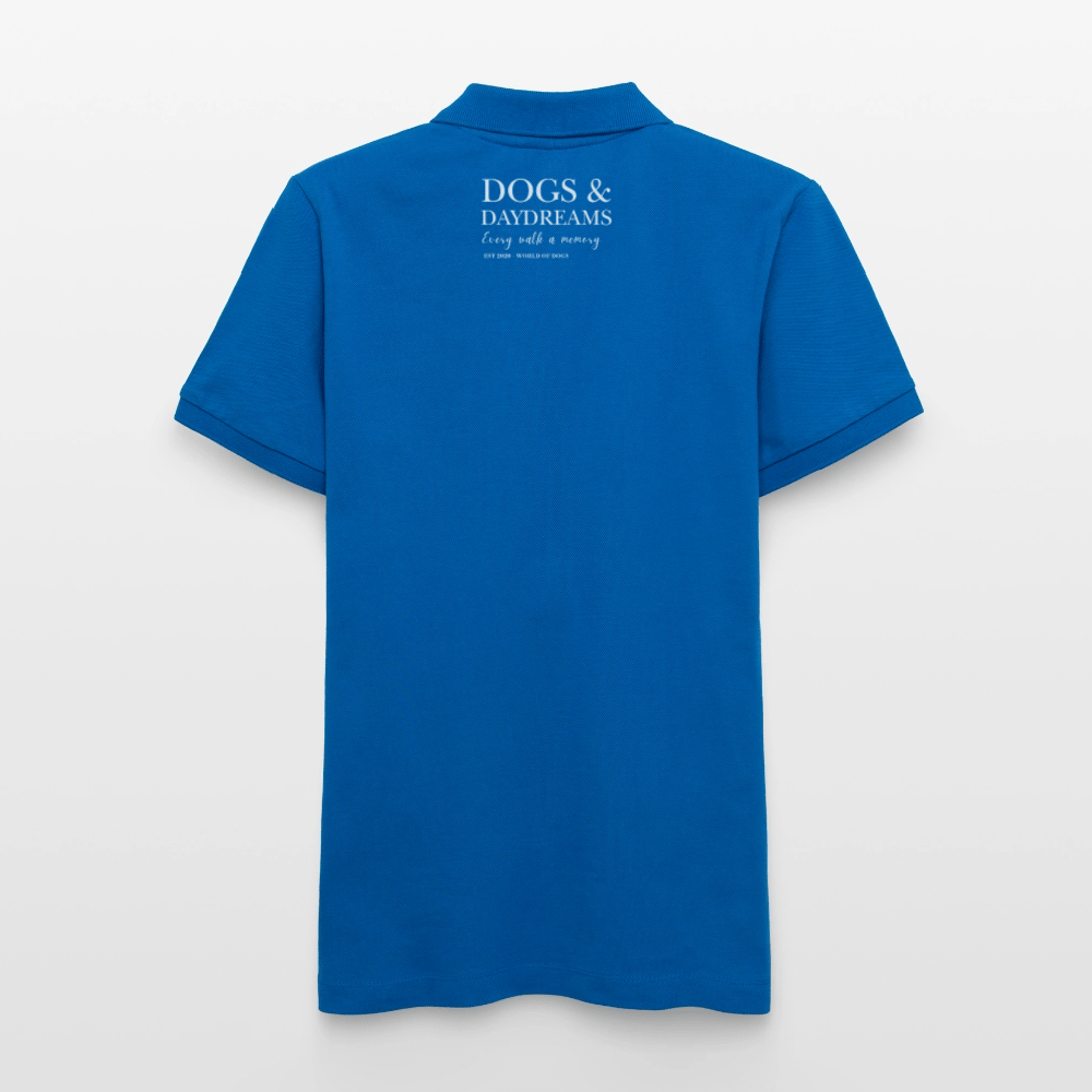 Damen Bio - Poloshirt mit Hundelogo - www.Worldofdogs.store