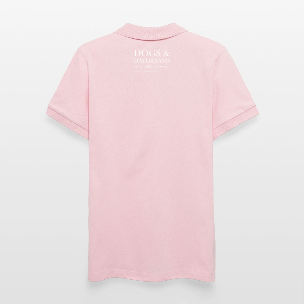 Damen Bio - Poloshirt mit Hundelogo - www.Worldofdogs.store