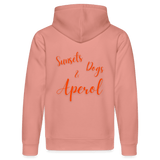 Hoodie „Sunset • Dogs • Aperol“ – Kuscheliges Must - have für Hundemenschen - www.Worldofdogs.store