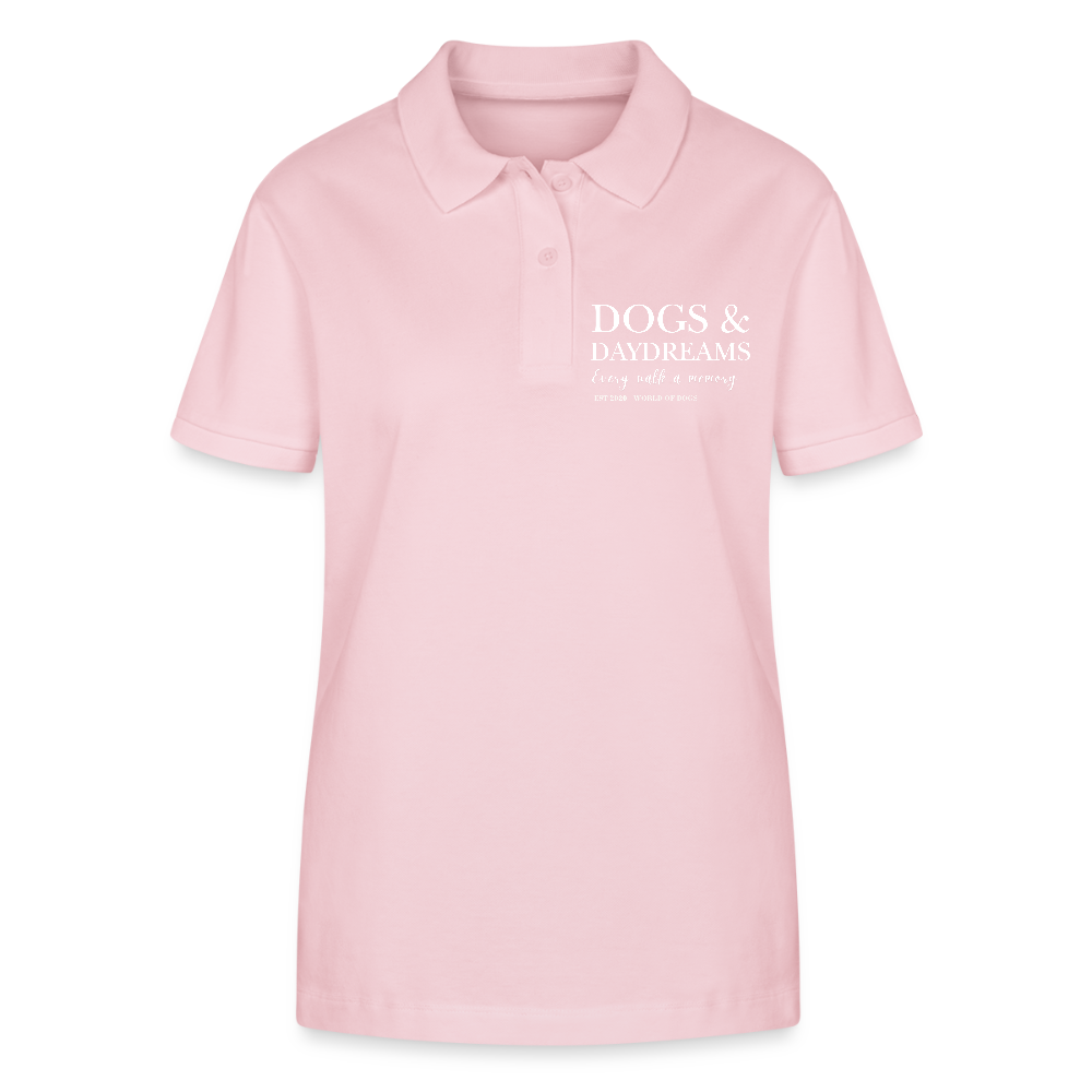 Dog and Daydream Bio-Poloshirt - Hellrosa