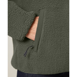 Unisex Sherpa Jacke Khaki