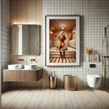Vizsla in der Sauna - digitaler Download