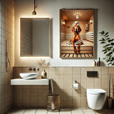 Vizsla in der Sauna - digitaler Download