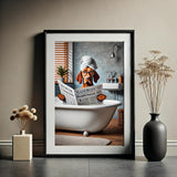 Vizsla in der Badewanne - digitaler Download