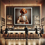 Vizsla als Barock Portrait - digitaler Download