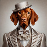 Vizsla mit Rüschenbluse - digitale Datei