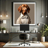 Vizsla mit Fliege - digitaler Download