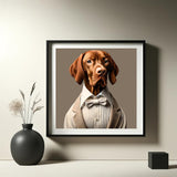 Vizsla mit Fliege - digitaler Download
