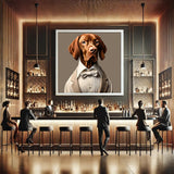 Vizsla mit Fliege - digitaler Download