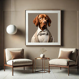 Vizsla mit Fliege - digitaler Download