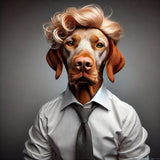Vizsla mit Locken - digitale Datei