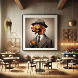 Vizsla im Anzug - digitale Datei