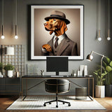 Vizsla im Anzug - digitale Datei