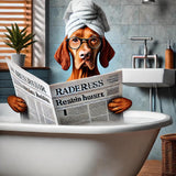 Vizsla in der Badewanne - digitaler Download