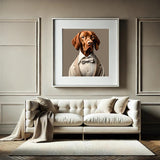 Vizsla mit Fliege - digitaler Download