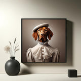 Vizsla mit flachem Hut - digitaler Download