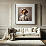 Vizsla mit flachem Hut - digitaler Download
