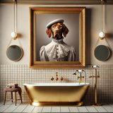 Vizsla mit flachem Hut - digitaler Download
