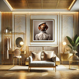 Vizsla mit flachem Hut - digitaler Download