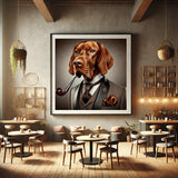 Vizsla mit Pfeife - digitaler Download