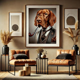Vizsla mit Pfeife - digitaler Download
