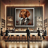 Vizsla mit Pfeife - digitaler Download