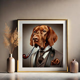 Vizsla mit Pfeife - digitaler Download