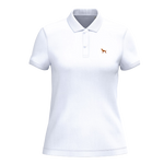 ein polo hemd mit vizsla stickerei
