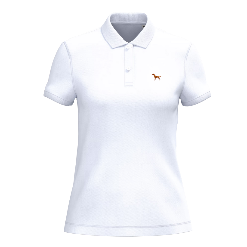 ein polo hemd mit vizsla stickerei