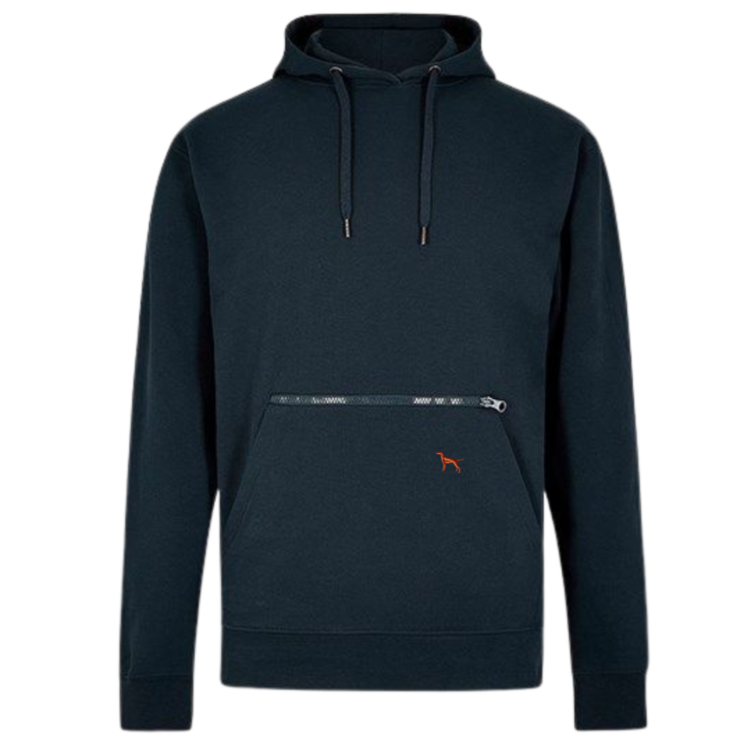 Herren HOODIE mit Reißverschluss Tasche