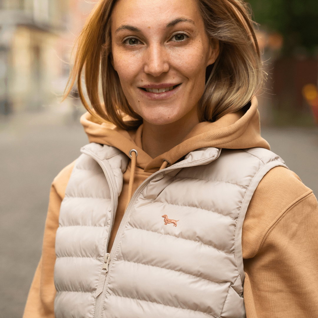 Dackel Daunen Weste - www.Worldofdogs.store