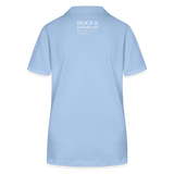 Damen Bio - Poloshirt mit Hundelogo - www.Worldofdogs.store