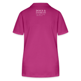 Damen Bio - Poloshirt mit Hundelogo - www.Worldofdogs.store