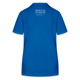 Damen Bio - Poloshirt mit Hundelogo - www.Worldofdogs.store
