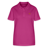 Damen Bio - Poloshirt mit Hundelogo - www.Worldofdogs.store