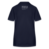 Damen Bio - Poloshirt mit Hundelogo - www.Worldofdogs.store
