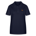 Damen Bio - Poloshirt mit Hundelogo - www.Worldofdogs.store