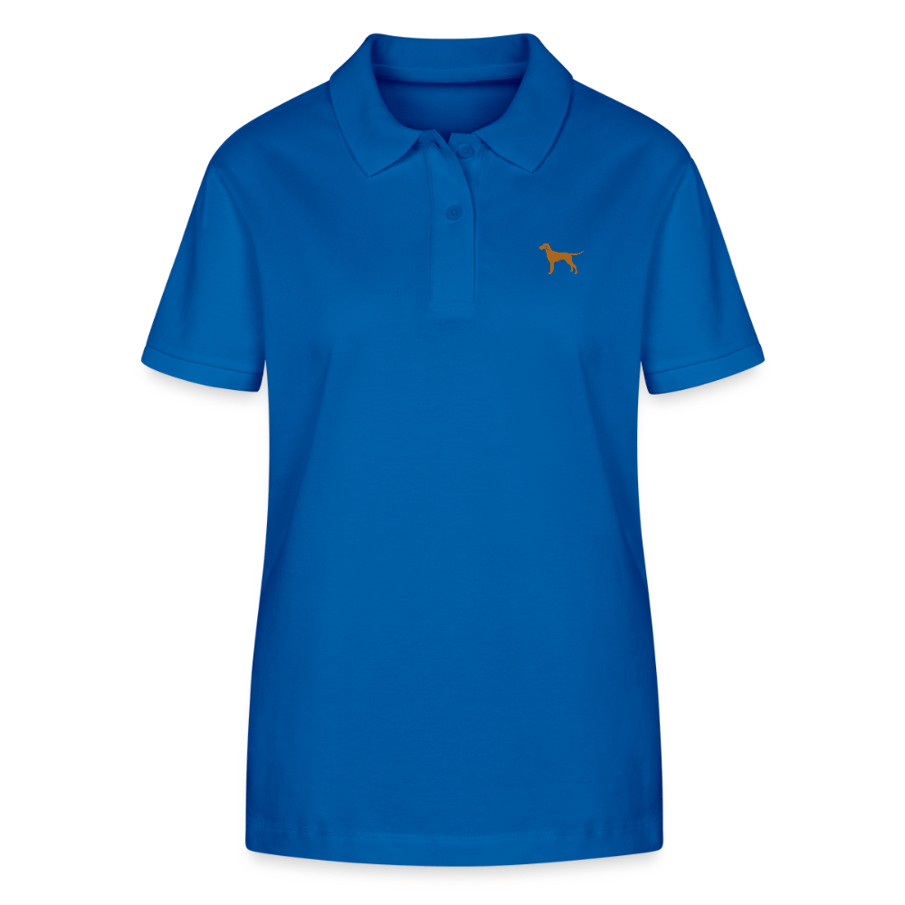 Damen Bio - Poloshirt mit Hundelogo - www.Worldofdogs.store