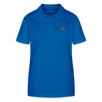 Damen Bio - Poloshirt mit Hundelogo - www.Worldofdogs.store
