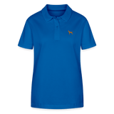 Damen Bio - Poloshirt mit Hundelogo - www.Worldofdogs.store