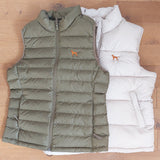 Damen Steppweste mit Jagdhunde / Vizsla Stickerei - www.Worldofdogs.store