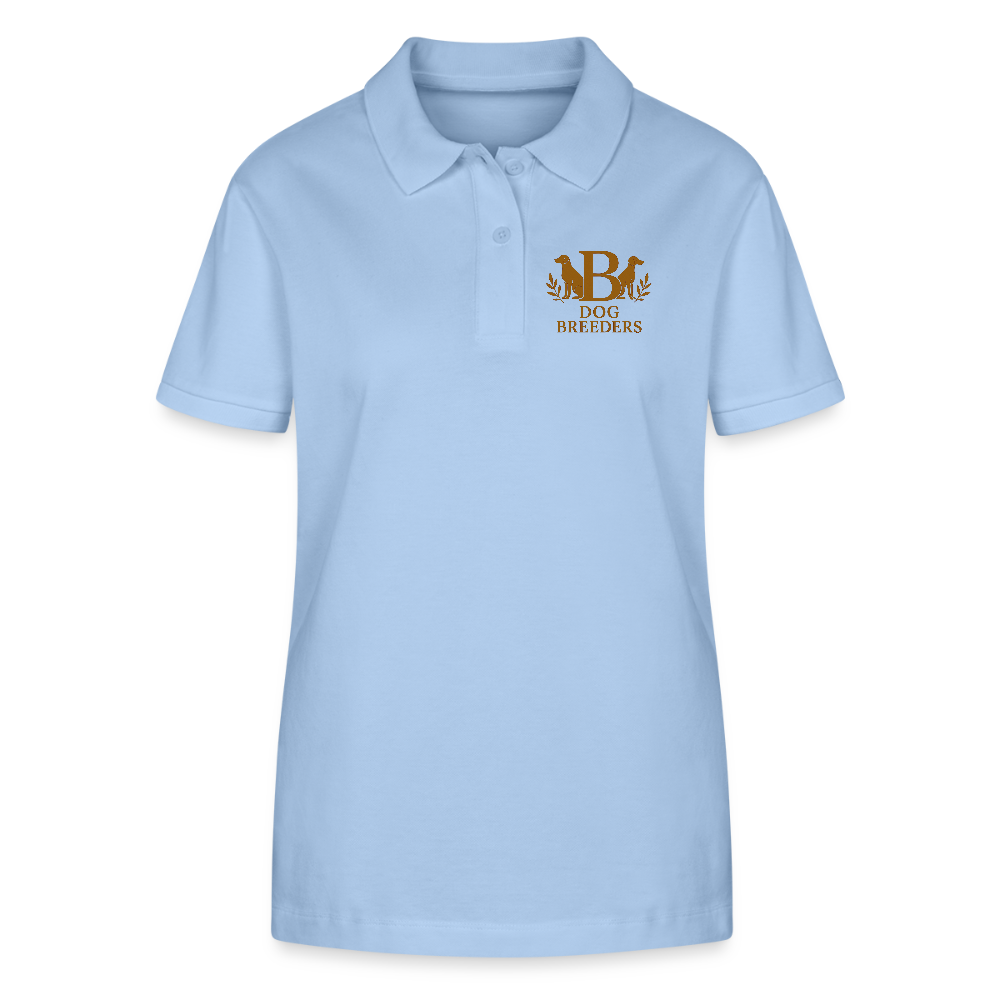 Damen Bio-Poloshirt – Stilvoll für Hundeliebhaberinnen - sky Blue