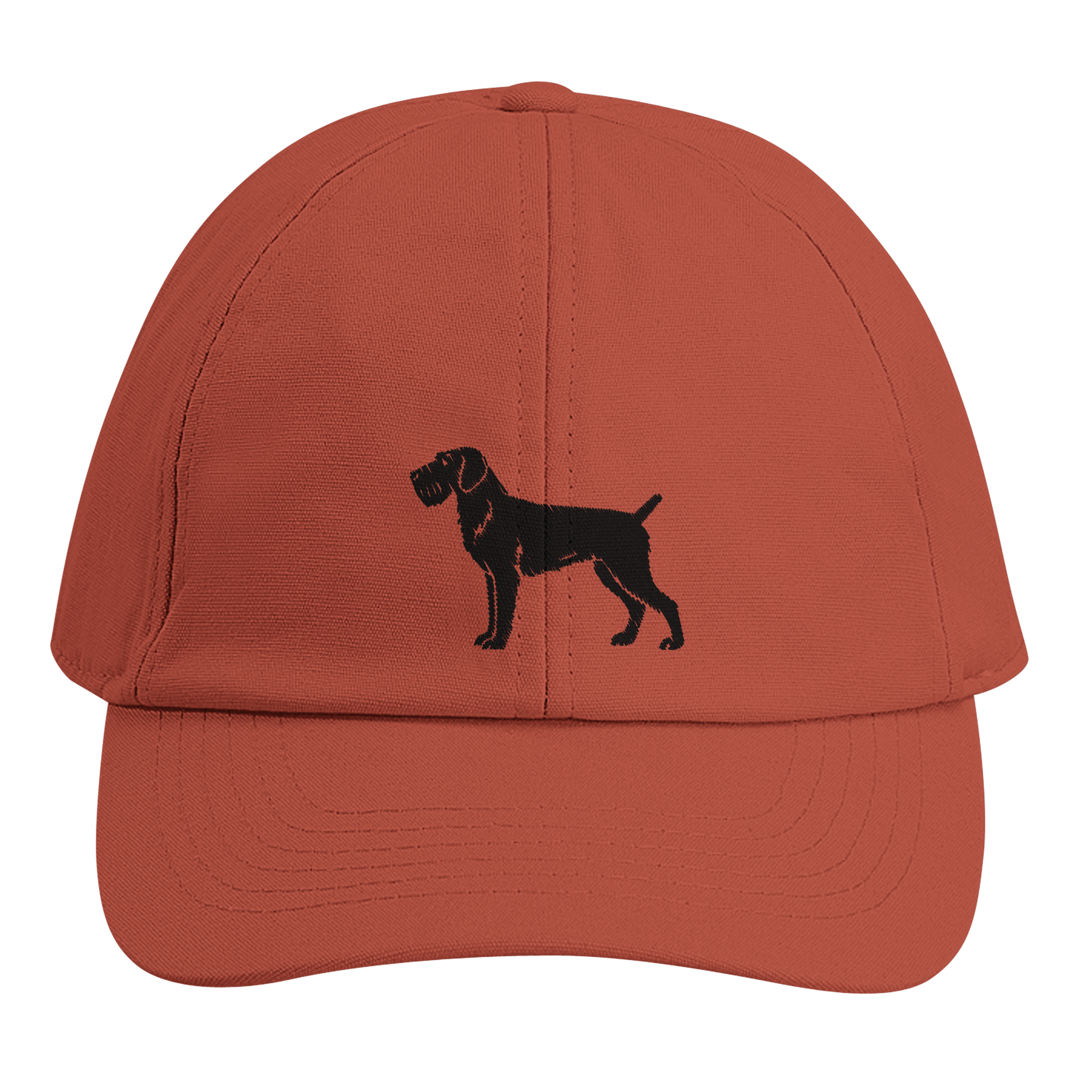 Deutsch Drahthaar Kappe schwarz - personalisierbar mit Hundenamen - www.Worldofdogs.store
