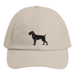 Deutsch Drahthaar Kappe schwarz - personalisierbar mit Hundenamen - www.Worldofdogs.store