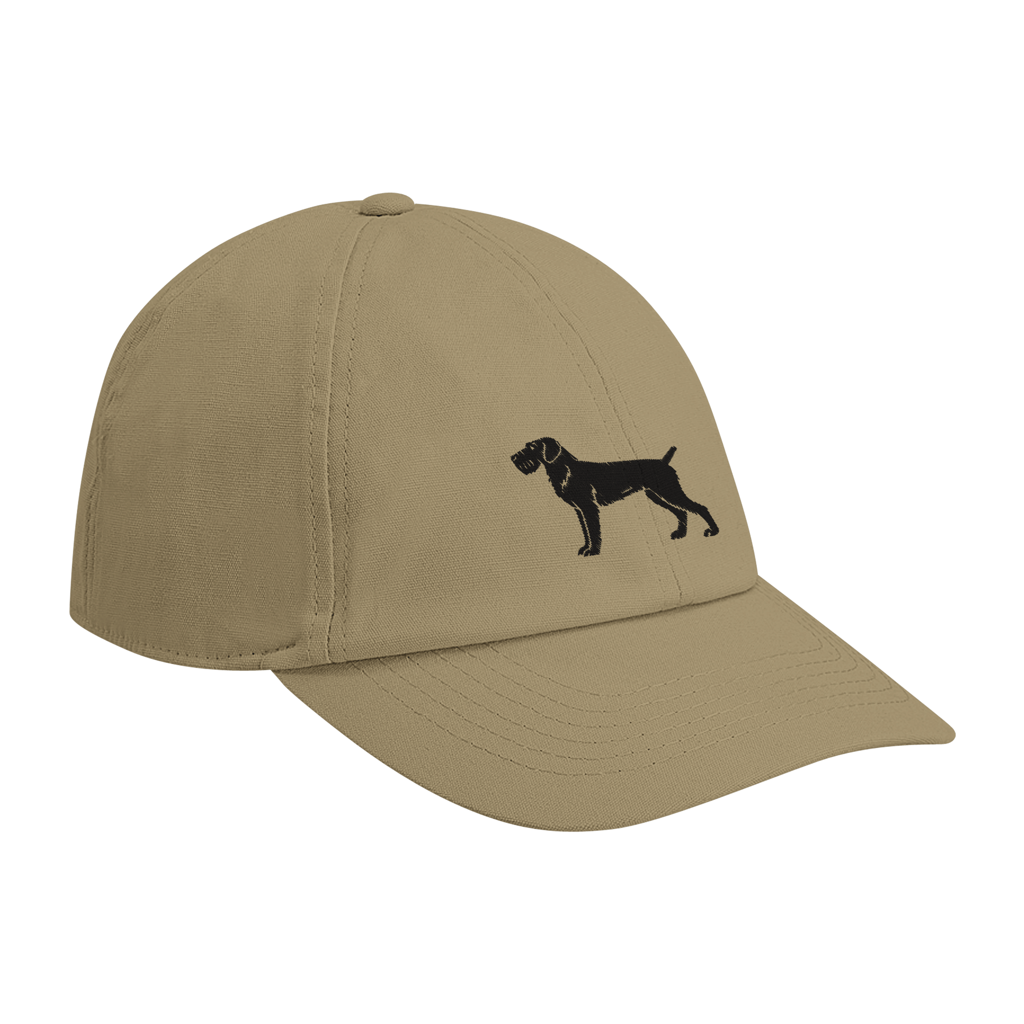 Deutsch Drahthaar Kappe schwarz - personalisierbar mit Hundenamen - www.Worldofdogs.store