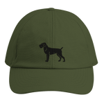 Deutsch Drahthaar Kappe schwarz - personalisierbar mit Hundenamen - www.Worldofdogs.store