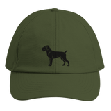 Deutsch Drahthaar Kappe schwarz - personalisierbar mit Hundenamen - www.Worldofdogs.store
