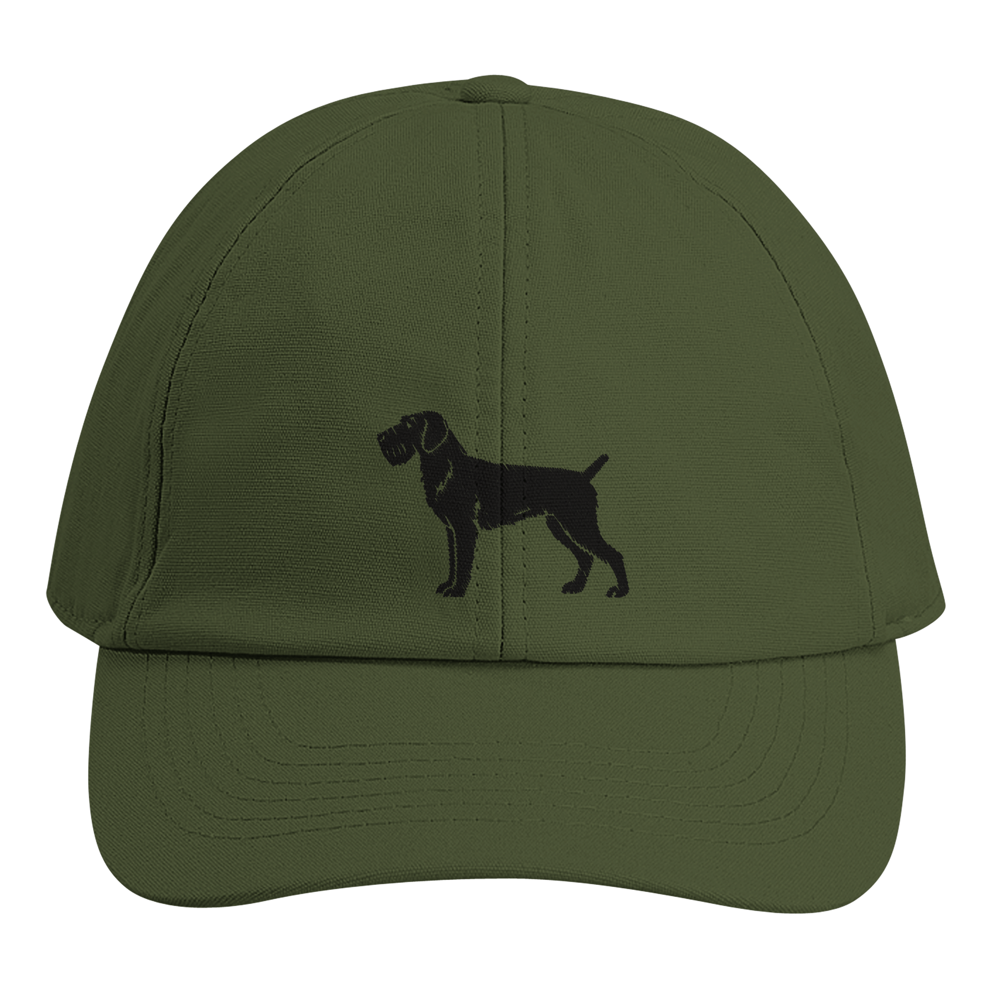 Deutsch Drahthaar Kappe schwarz - personalisierbar mit Hundenamen - www.Worldofdogs.store