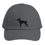 Deutsch Drahthaar Kappe schwarz - personalisierbar mit Hundenamen - www.Worldofdogs.store