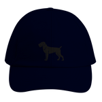 Deutsch Drahthaar Kappe schwarz - personalisierbar mit Hundenamen - www.Worldofdogs.store